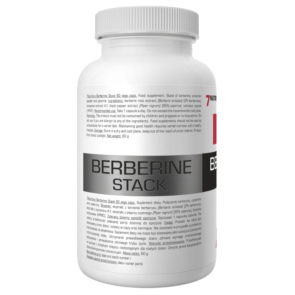 7Nutrition Berberine Stack 500 mg - 90 Capsules