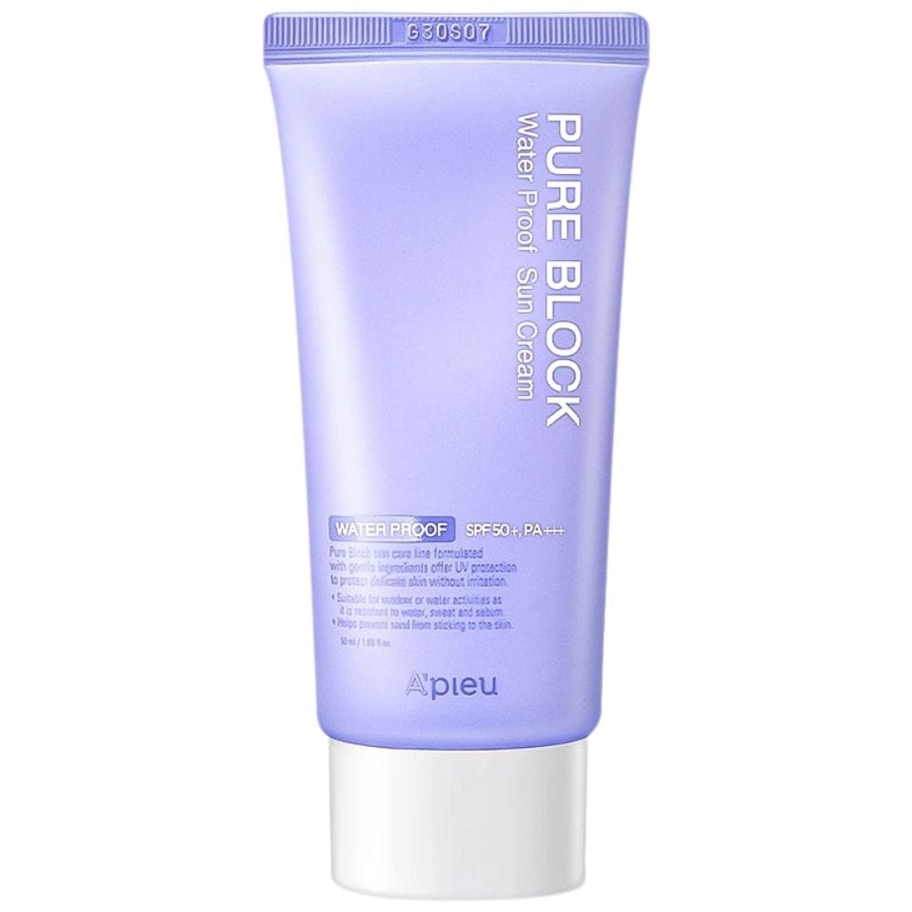 A'pieu Pure Block Natural Water Proof Sun Cream SPF50+ PA+++ - 50 ml