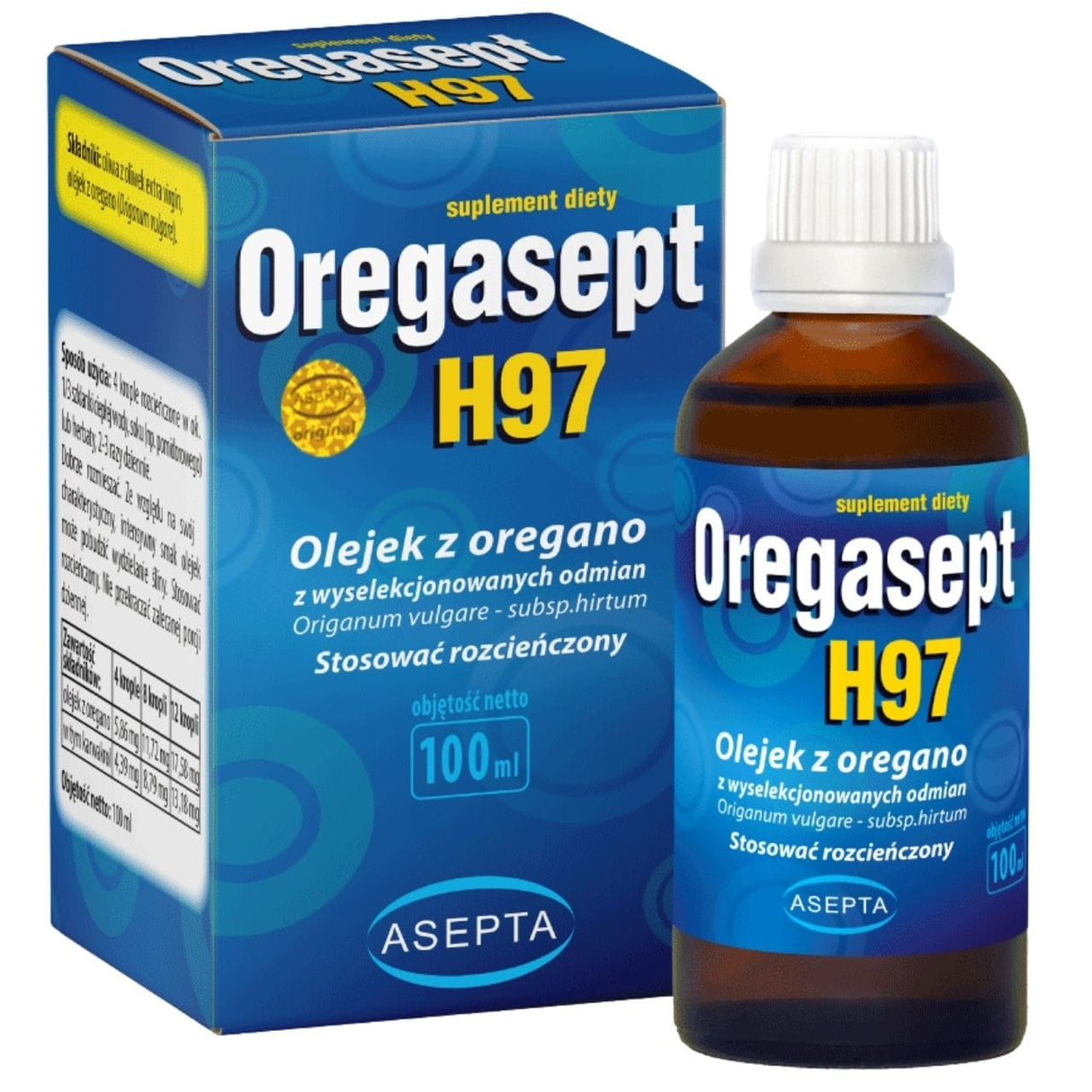 Asepta Oregasept H97 Oregano Oil - 100 ml