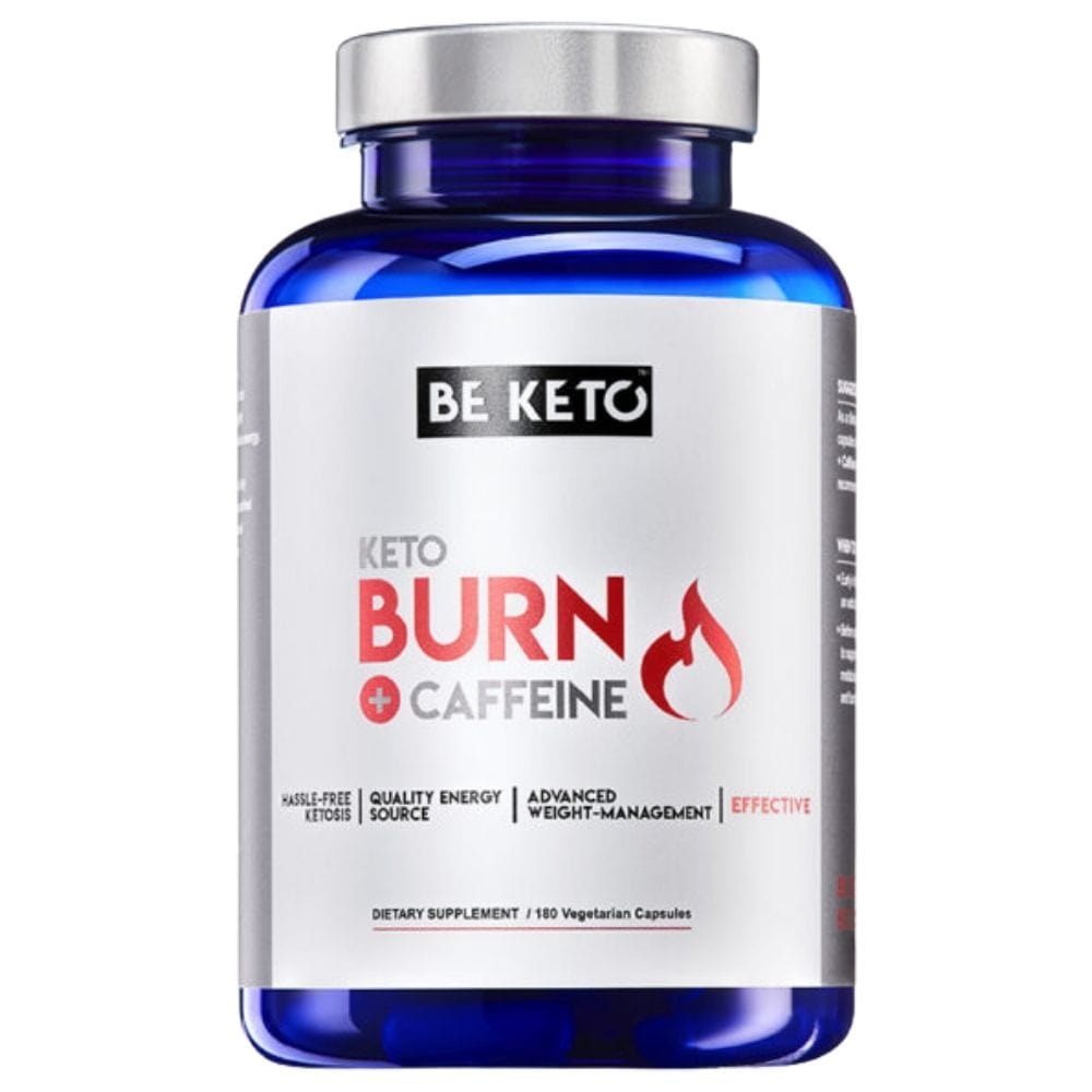 BeKeto Keto Burn with Caffeine, Fat Burner - 180 Capsules