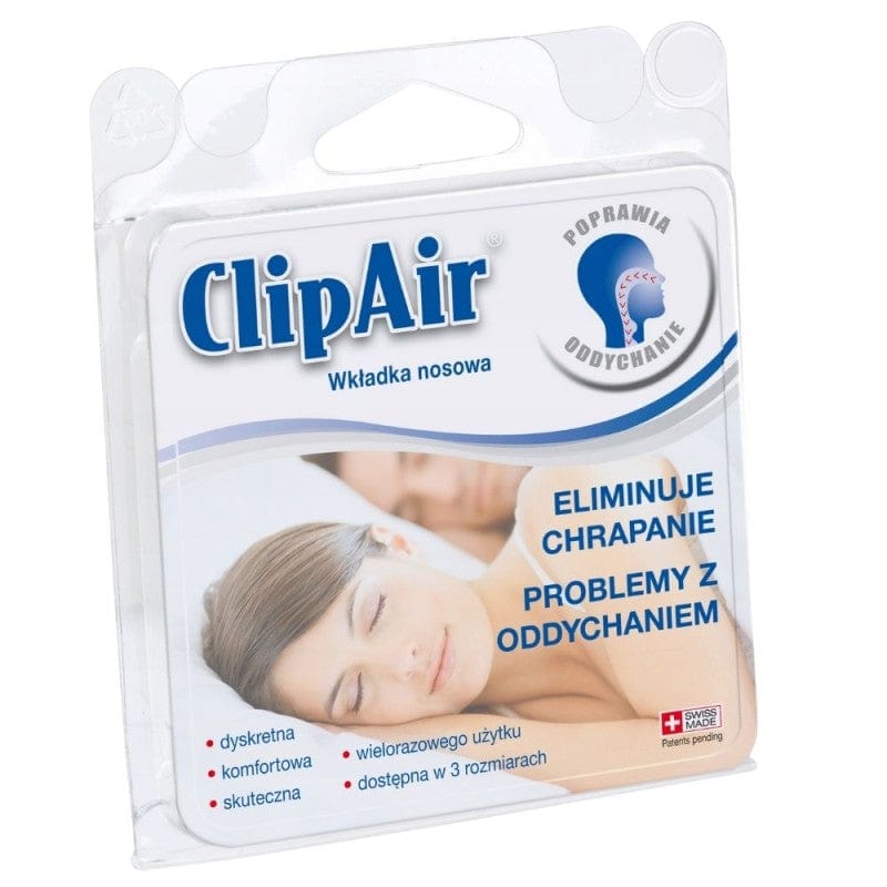 ClipAir Nasal Inserts for Easy Breathing - 3 Sizes: S, M, L