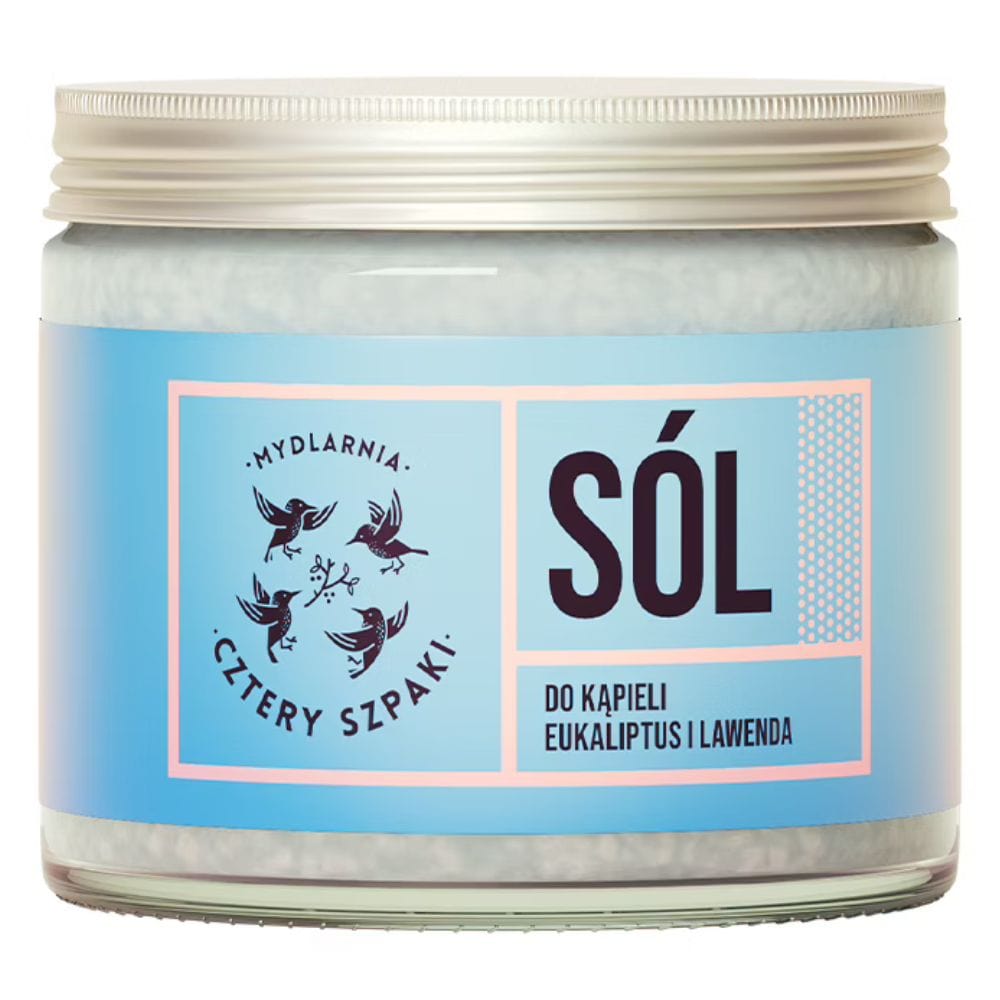 Cztery Szpaki Eucalyptus and Lavender Bath Salt - 320 g