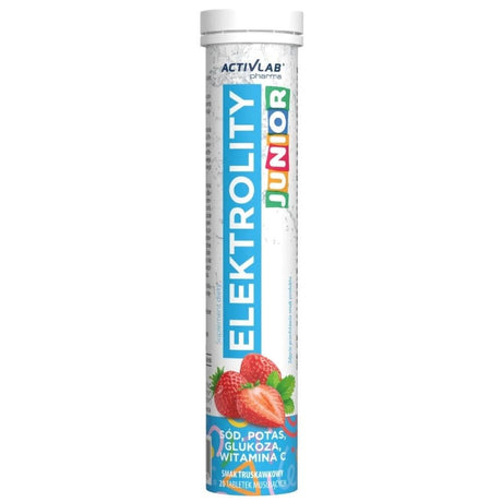 Electrolytes Junior, Strawberry - 20 Effervescent Tablets