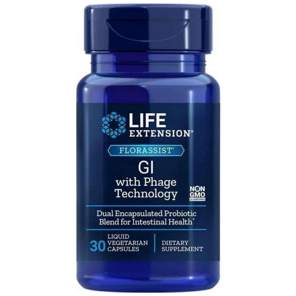Life Extension FLORASSIST® Probiotic GI with Phage Technology - 30 Capsules