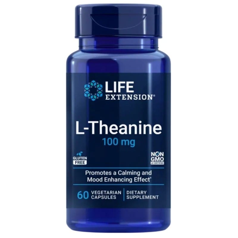 Life Extension L-Theanine 100 mg - 60 Capsules