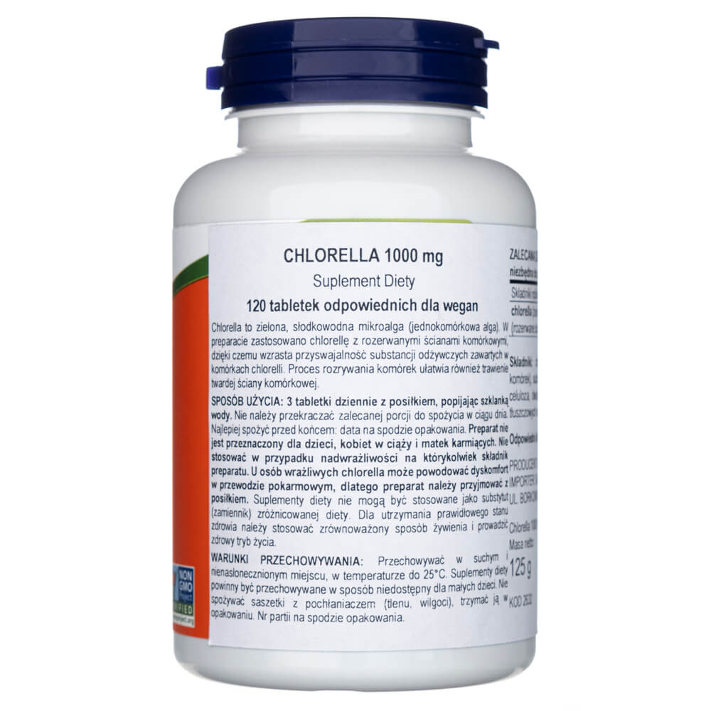 Now Foods Chlorella 1000 mg - 120 Tablets