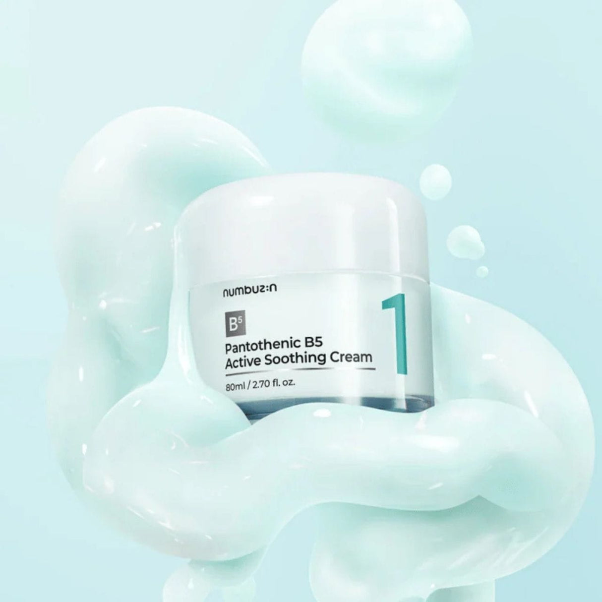 Numbuzin No.1 Pantothenic B5 Active Soothing Face Cream - 80 ml
