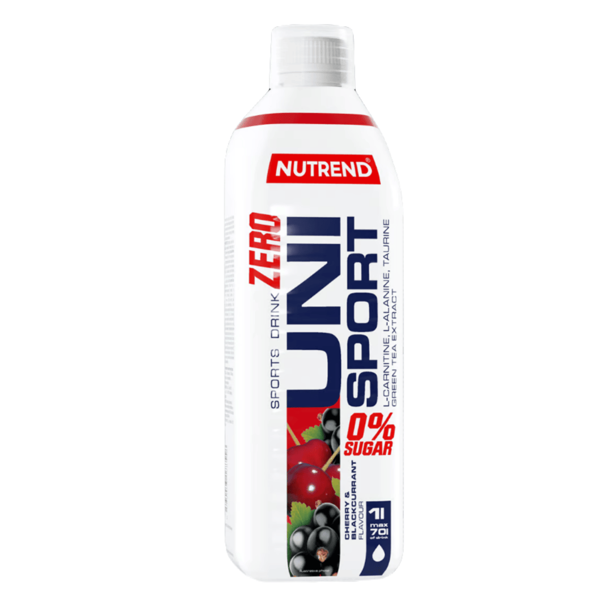 Nutrend Unisport Hypotonic Drink, Cherry-Blackcurrant - 1000 ml