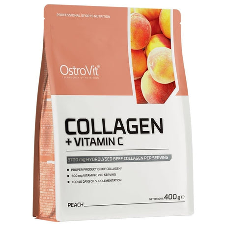 Ostrovit Collagen + Vitamin C, peach - 400 g