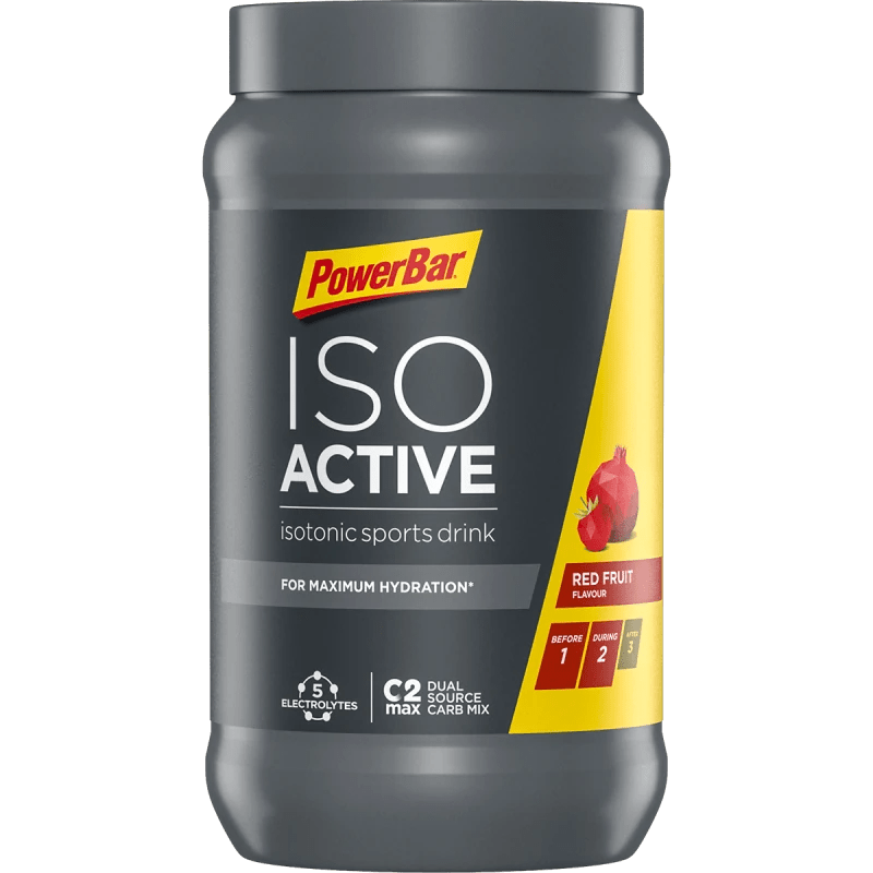PowerBar Isoactive - Isotonic Sports Drink, Red Fruits - 600 g