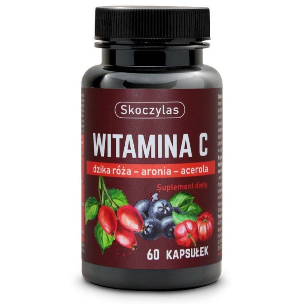 Skoczylas Vitamin C (Rose Hips, Chokeberry, Acerola) - 60 Capsules