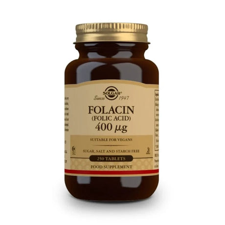 Solgar Folacin 400 mcg (Folic acid) - 250 Tablets