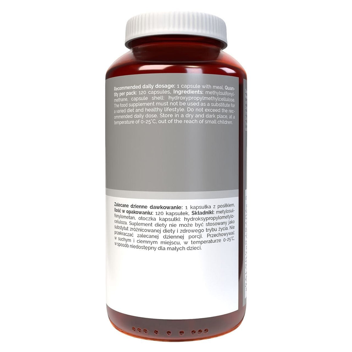 Vitaler's MSM 700 mg - 120 Capsules