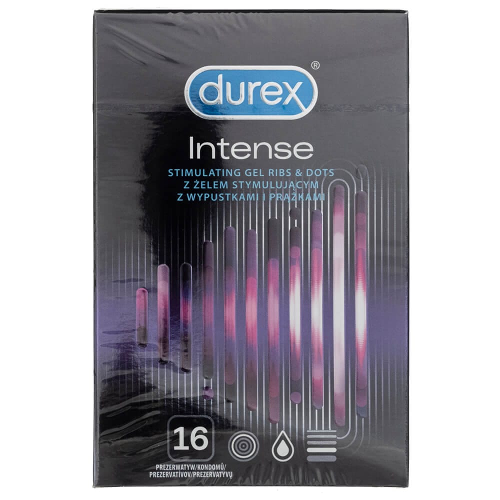 Durex Intense Orgasmic Condoms - 16 pieces