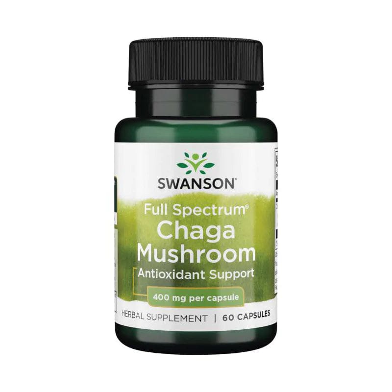 Swanson Full Spectrum Chaga Mushroom 400 mg - 60 Capsules