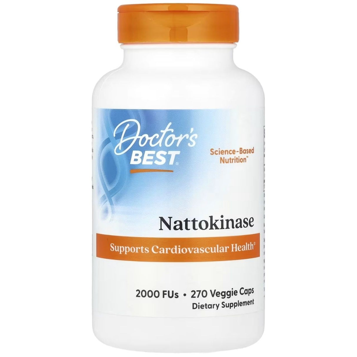 Doctor's Best Nattokináza 2, 000 FUs - 270 veg. kapsúl