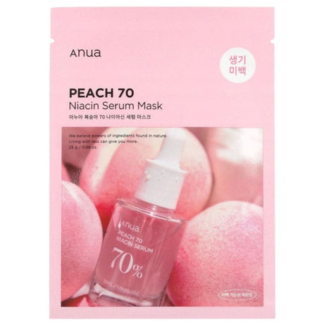 Anua Peach 70 Niacin Serum Mask - 4 Pieces