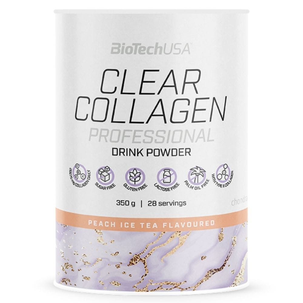 BioTechUSA Clear Collagen Professional, Peach Ice Tea - 350 g