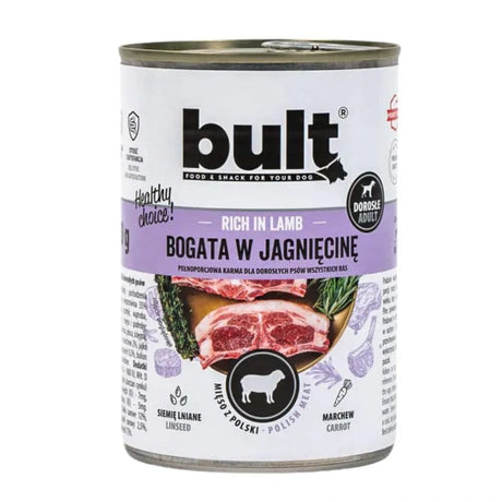 Bult Dog Wet Food Can, Lamb - 400 g