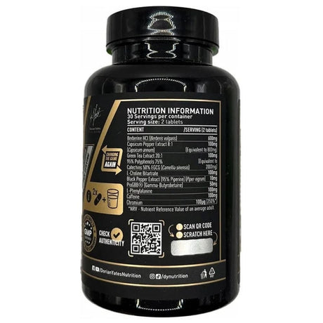 Dorian Yates Black Bombs - 60 Tablets