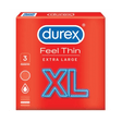 Durex Feel Thin XL Condoms - 3 pieces