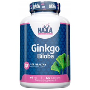 Haya Labs Ginkgo Biloba 60 mg - 120 Capsules