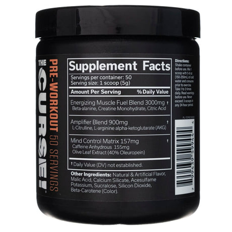 JNX Sports The Curse! Pre-Workout, Peach - 250 g