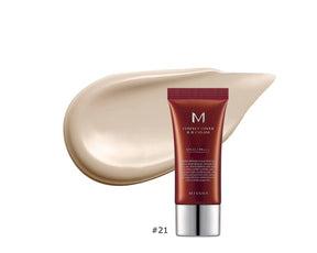 Missha M Perfect Cover B.B Cream SPF 42 PA+++ NO.21 Light Beige - 20 ml