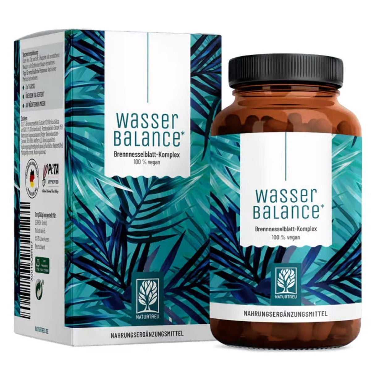 Naturtreu WasserBalance Herbal Complex with Nettle - 90 Capsules