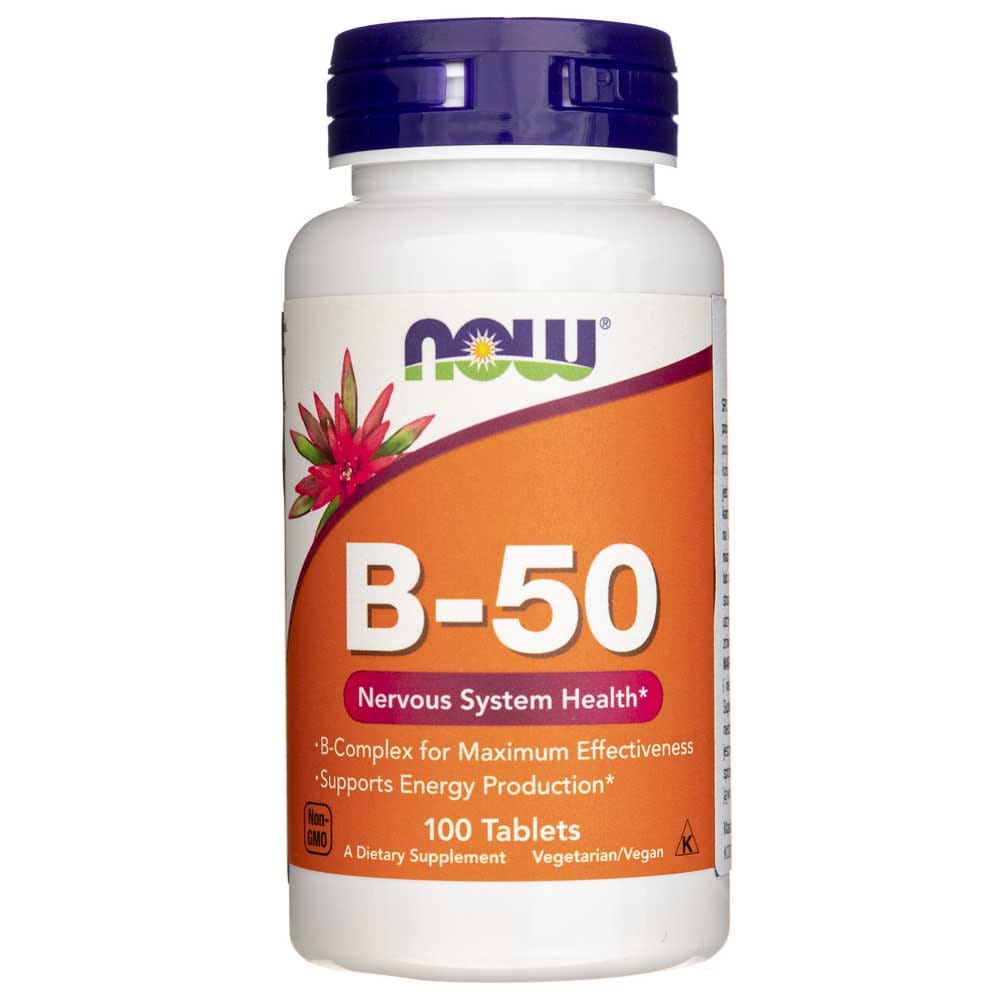 Now Foods B-50 - 100 Tablets