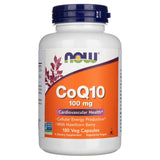 Now Foods CoQ10 100 mg with Hawthorn Berry - 180 Veg Capsules