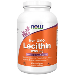 Now Foods Non-GMO Lecithin 1200 mg - 400 Softgels