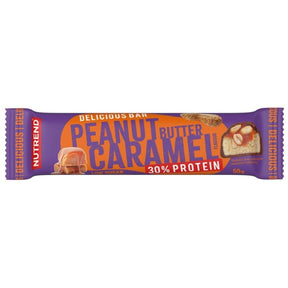 Nutrend Delicious Bar, Caramel and Peanuts - 50 g