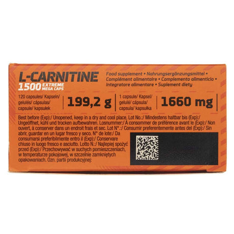 Olimp L-Carnitine 1500 Extreme Mega Caps - 120 Capsules