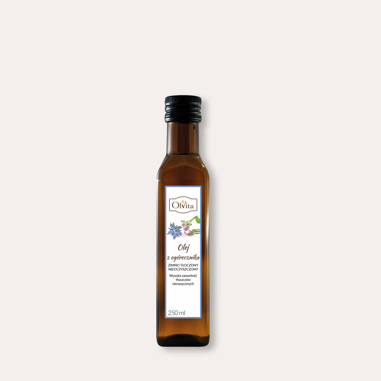 Olvita Cold-Pressed Borage Oil Unpurified - 250 ml