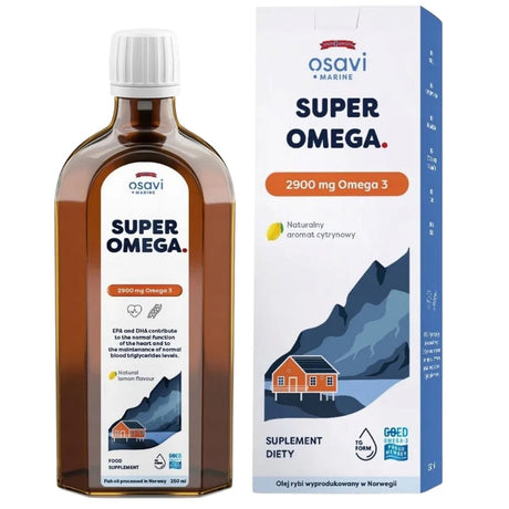 Osavi Super Omega, 2900 mg Omega 3, (Marine) Lemon - 250 ml