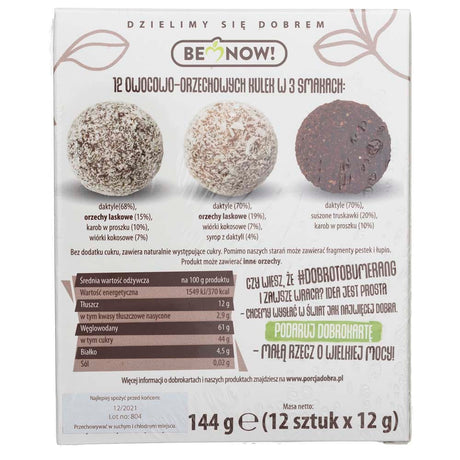 Porcja Dobra Balls, Fruit and Nut - 144 g