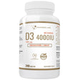 Progress Labs Vitamin D3 4000 IU - 240 Tablets