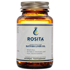 Rosita Ratfish Liver Oil Chimera Liver Oil - 90 Capsules