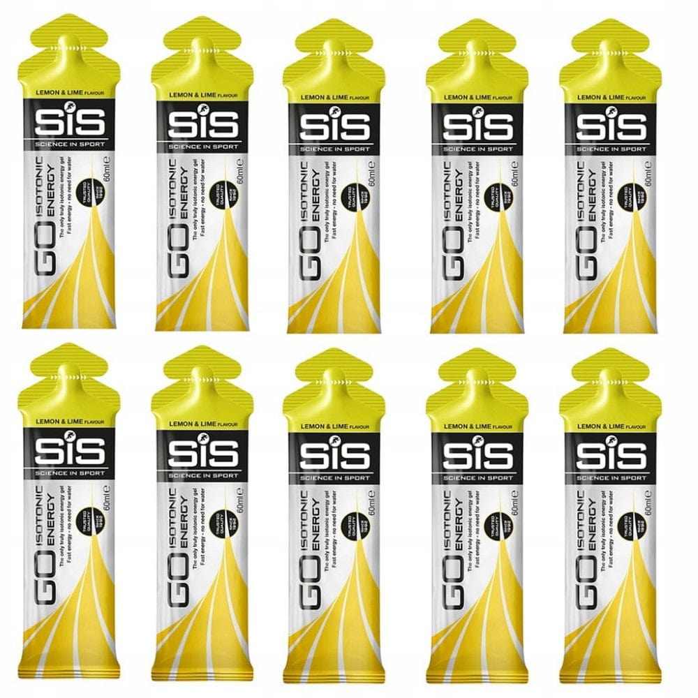 SIS GO Isotonic Energy, Lemon-Lime - 60 ml x 10 pieces