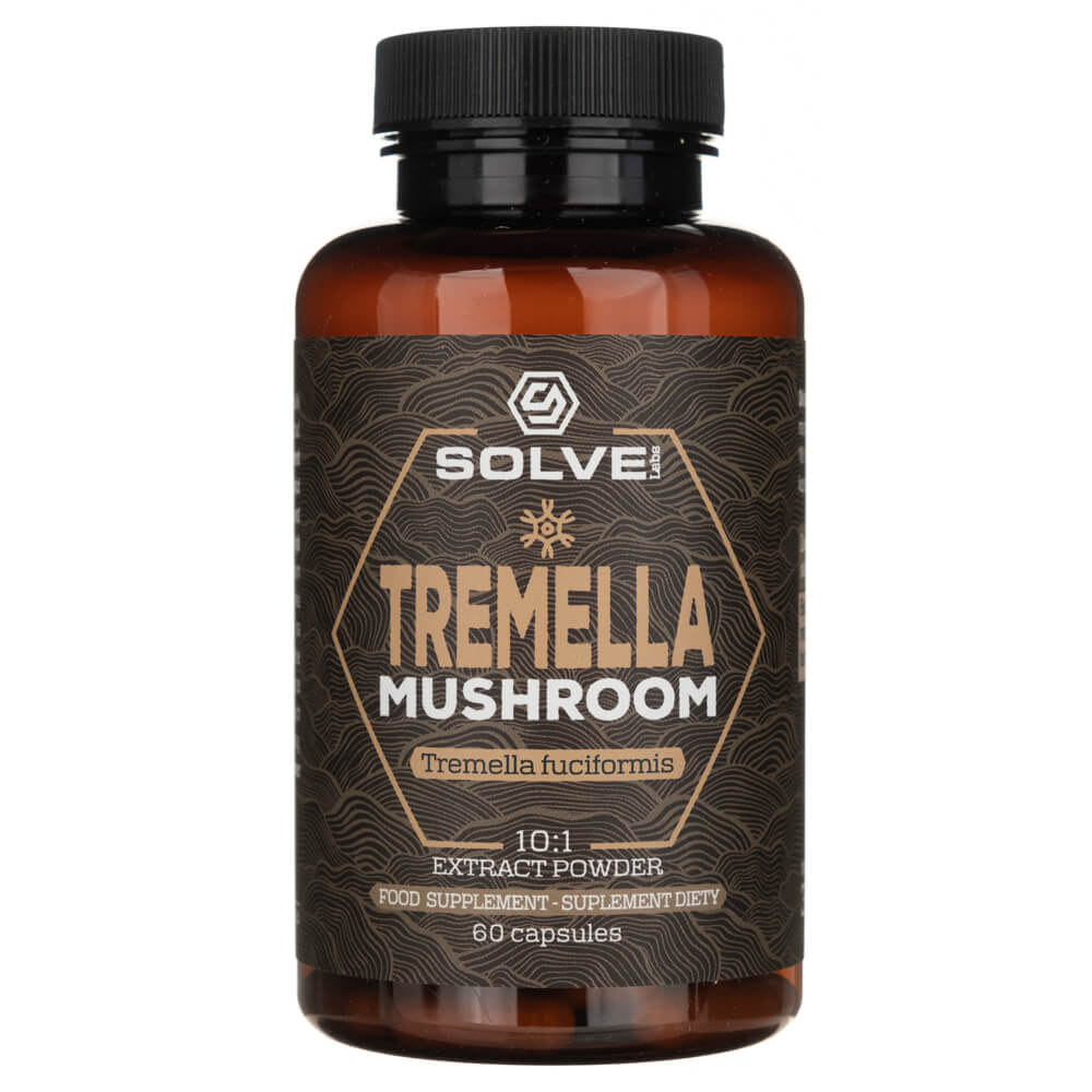 Solve Labs Tremella Mushroom Tremella Fuciformis - 60 Capsules