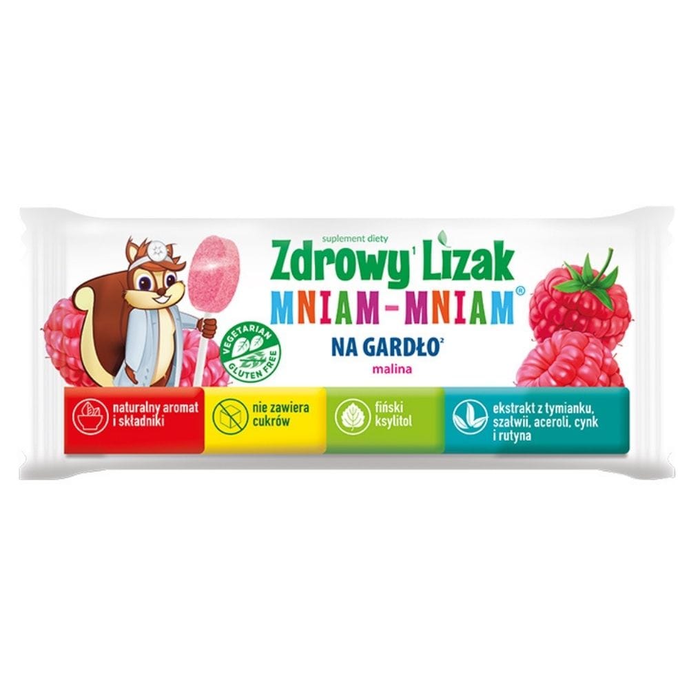 Starpharma Healthy Lollipop Throat, Raspberry - 4+1 Gratis