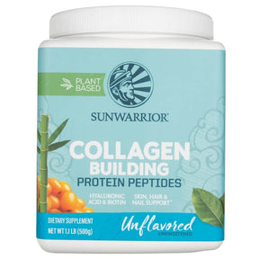 Sunwarrior Collagen Building Protein Peptides Tasteless USA - 500 g