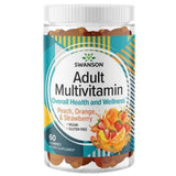 Swanson Adult Multivitamin, Peach, Orange and Strawberry - 60 Gummies