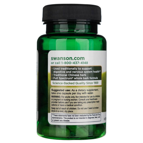 Swanson Full Spectrum Magnolia Bark 400 mg - 60 Capsules