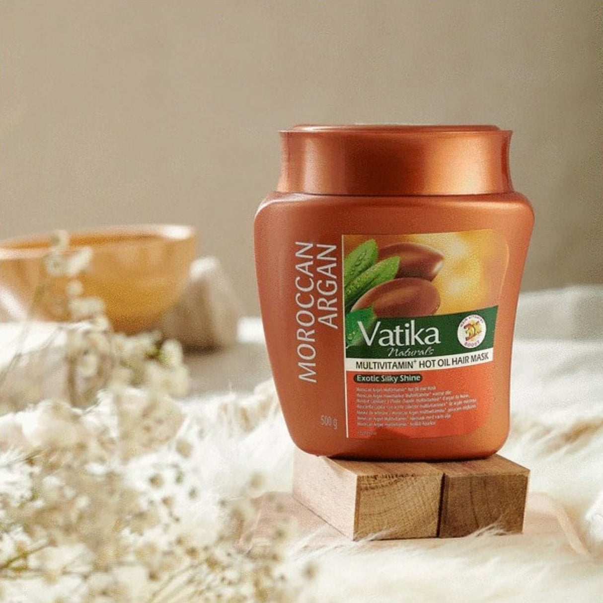 Vatika Argan Deep Hair Mask with Argan Oil - 500 g