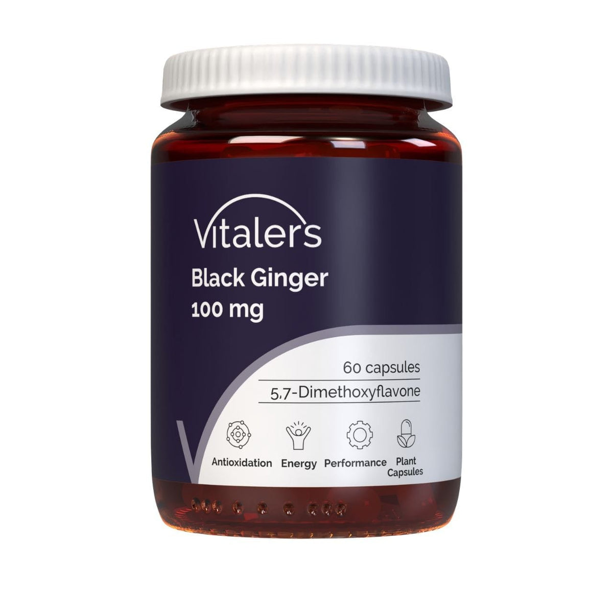 Vitaler's Black Ginger 100 mg - 60 Capsules
