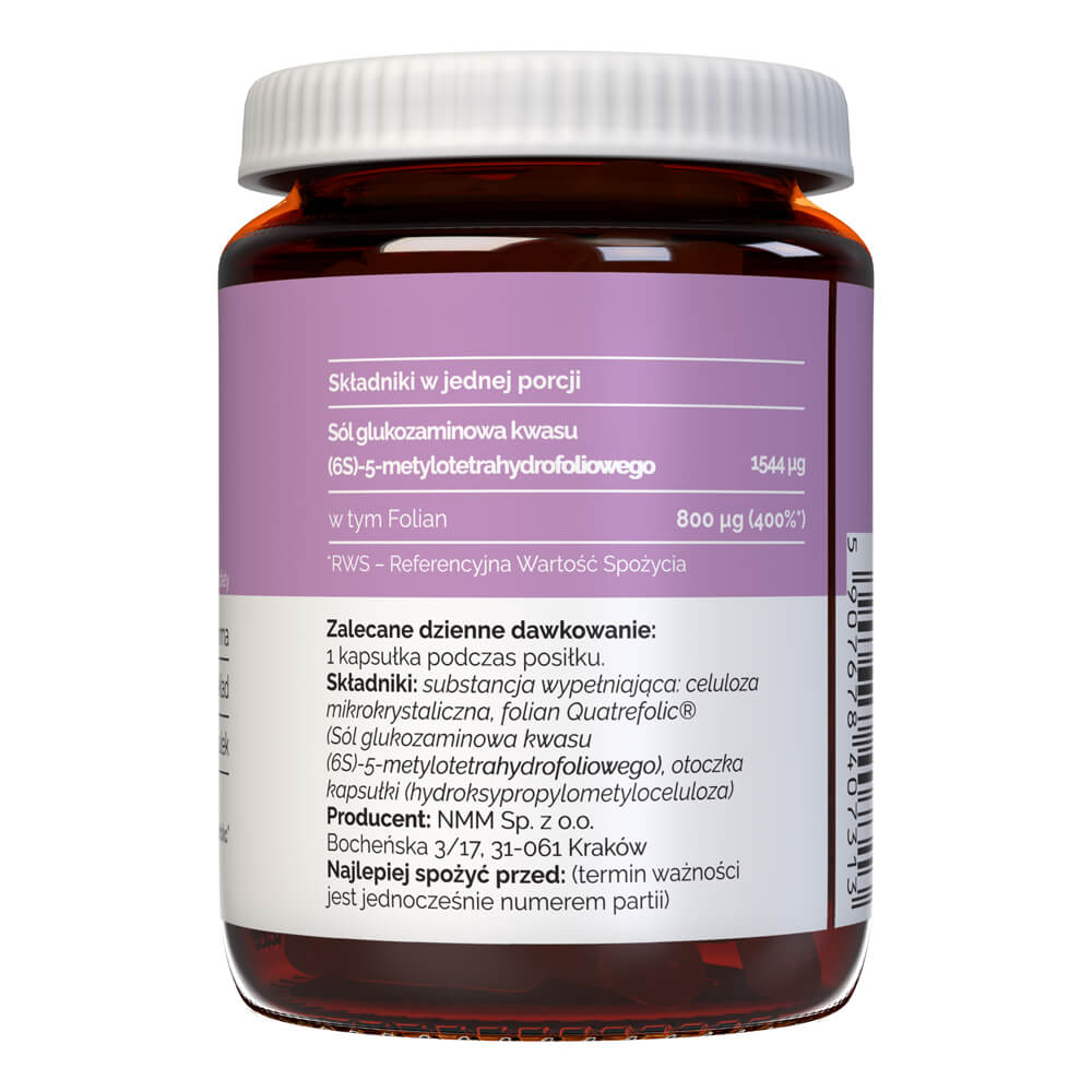 Vitaler's Folic Acid (Vitamin B9) 800 mcg - 60 Capsules