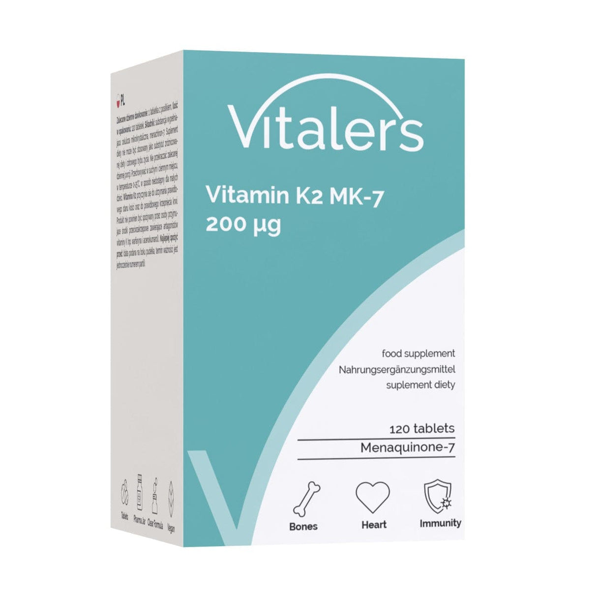 Vitaler's Vitamin K2 MK-7 200 mcg - 120 Tablets