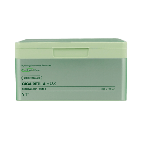 VT Cosmetics Cica Reti-A Mask  Cicahyalon™ + Retinol - 30 Pieces